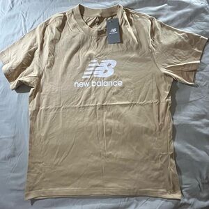 New Balance Men's Beige Short Sleeve Tee